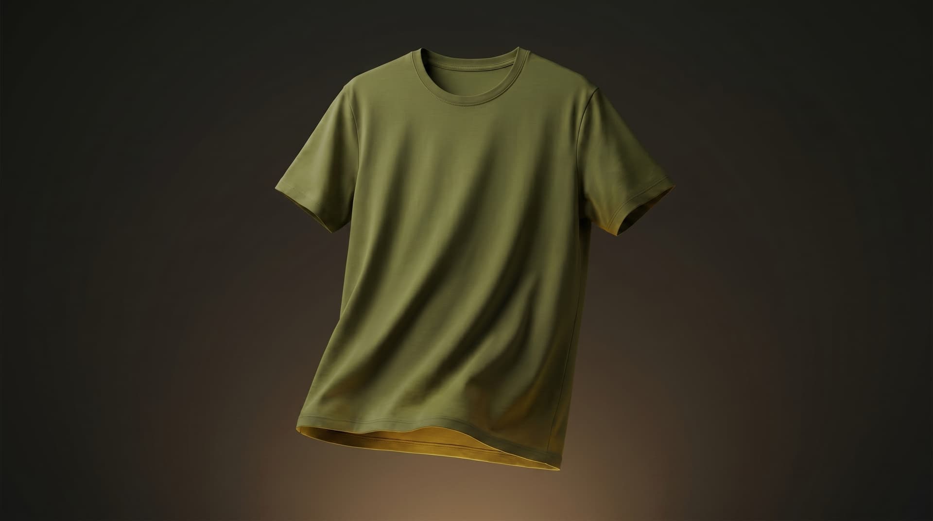 Olive crew tee