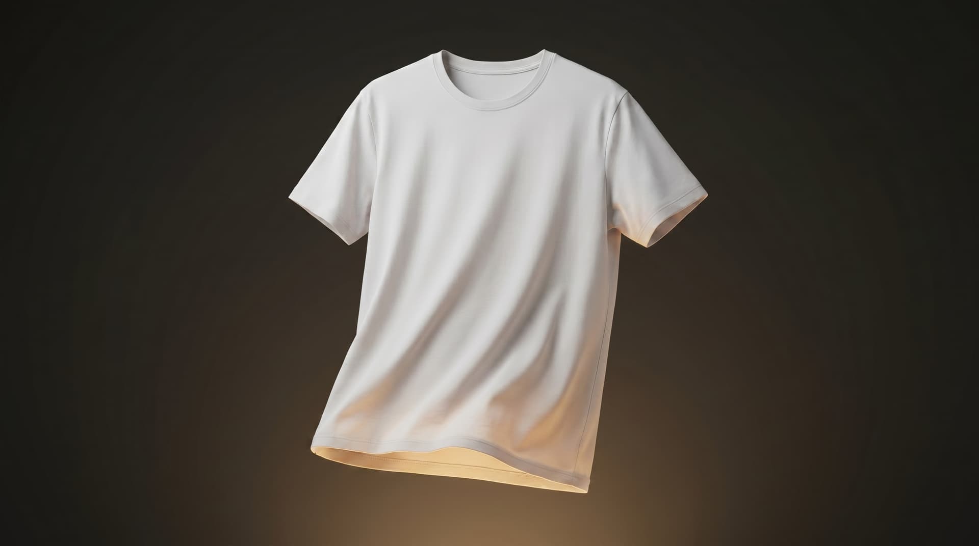 White crew tee